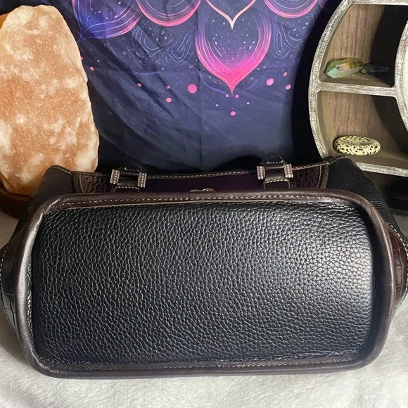 EUC Vintage Brighton Stacey Croc Embossed Bag and Wallet - Picture 6 of 11